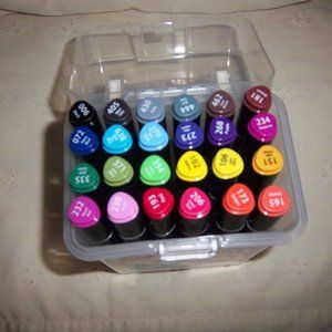 24 alcohol markers + case ~ Creative Expert